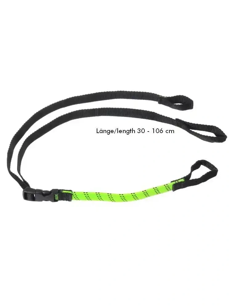 Paski mocujące Touratech Rokstraps Strap It czarno-zielone [dł. 30-106 cm]