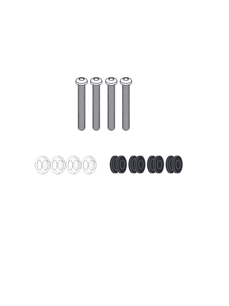 Mocowanie do szyby GIVI 2153DT Yamaha N-Max 125/ 155 (21-24)