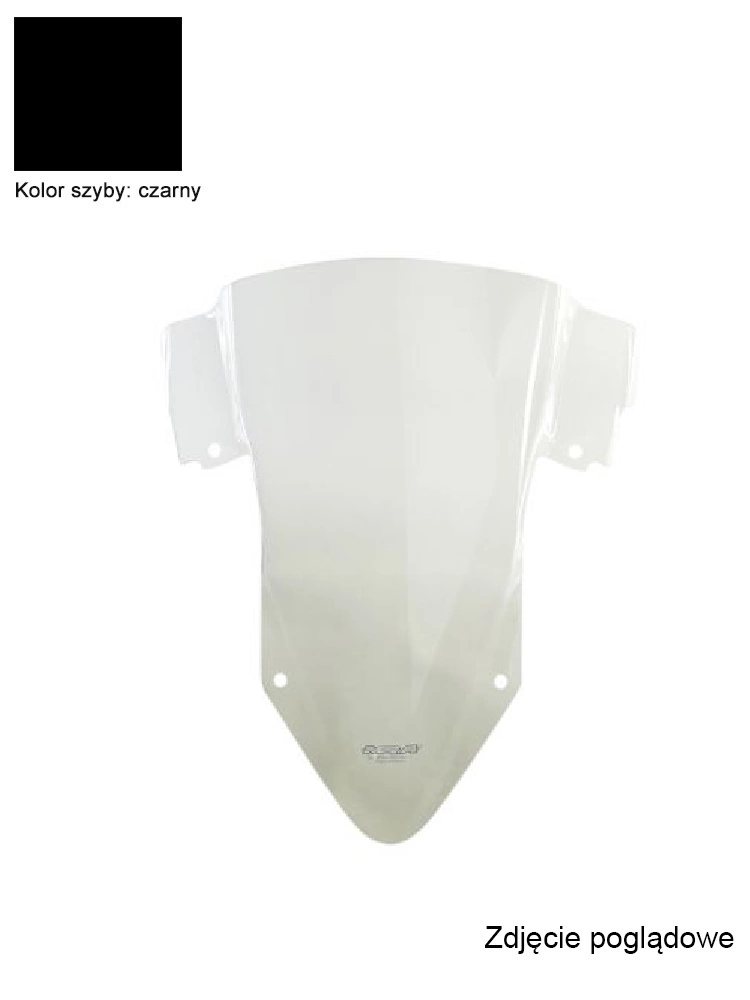 Szyba motocyklowa MRA "R" BMW S 1000 RR (25-) czarna