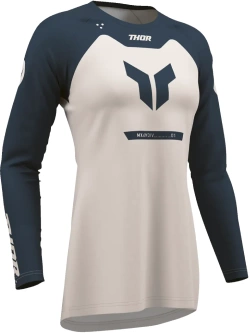 Bluza enduro damska Thor Ridemode niebiesko-szara