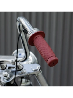 Manetki motocyklowe Biltwell Renegade TPV do kierownic o średnicy 25.4 [mm] czerwone