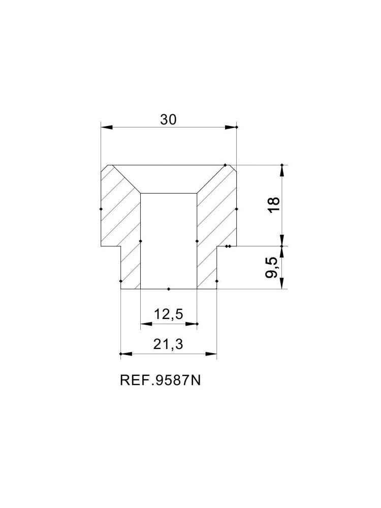 Adapter lusterek PUIG Hi-Tech 4 do kierownicy BMW