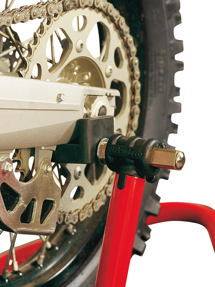 Adapter gumowy Bike Lift SBG-10 do podnośnika RS-17 czerwono-czarny