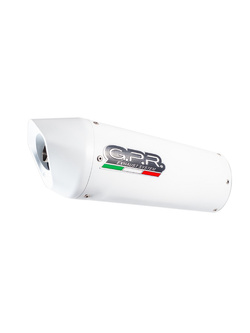 Pełny układ wydechowy G.P.R Albus Ceramic [Aluminium-White Glossy] - Honda CRF 450 R/E [09-10]