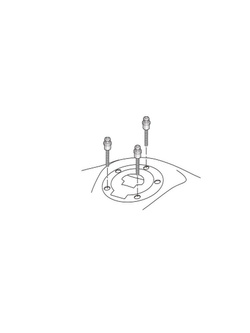 Mocowanie torby na zbiornik SHAD PIN SYSTEM do BMW