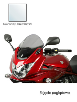 Szyba motocyklowa MRA Spoiler "S" Suzuki GSF Bandit 650 S (05-08)/ 1200 S (06-10)/ 1250 S (07-16) przeźroczysta