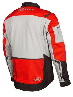 Kurtka enduro Klim Dakar szaro-czerwona