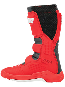 Buty cross dla dzieci Thor Blitz XR czerwono-szare