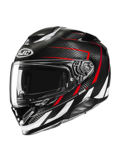 Kask integralny HJC RPHA 71 Carbon Cano czarno-czerwony