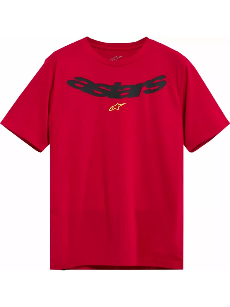 Koszulka z krótkim rękawem Alpinestars Elliptic CSF czerwona