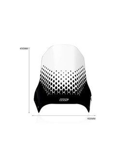 Szyba motocyklowa WRS Caponord Ducati Desert X (22-25) przyciemniana