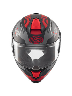 Kask integralny Premier Hyper XR92BM czarno-szaro-czerwony matowy