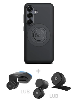 Zestaw do samochodu: etui MAG na telefon Samsung Galaxy S25 (magnetyczne) oraz mocowanie Quad Lock