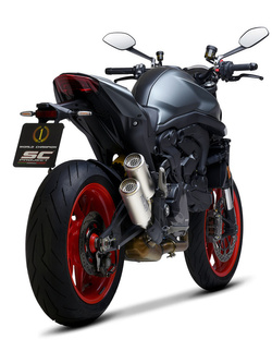 Tłumik motocyklowy podwójny SC-Project CR-T Ducati Monster 937 (21-24) tytan