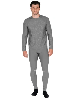 Koszulka termoaktywna z długim rękawem Knox Dual Active szara