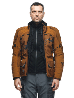 Kurtka motocyklowa tekstylna Dainese Springbok 3L AbsoluteShell brązowo-czarna