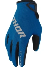 Rękawice cross dziecięce Thor Ridemode Static niebieskie