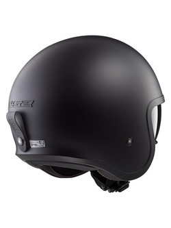Kask otwarty LS2 OF599 Spitfire II Solid czarny matowy