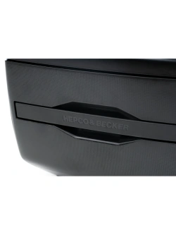 Kufer centralny plastikowy Hepco&Becker Xcore montowany na stelażu Smartrack czarny (pojemność: 40 l)