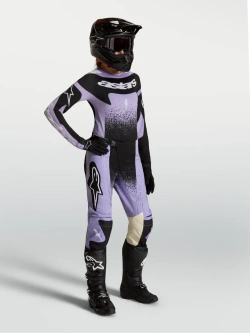 Bluza cross damska Alpinestars MX Stella Techstar Swan czarno-fioletowa