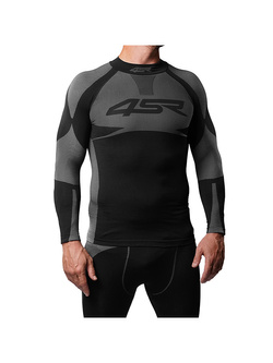 Koszulka termoaktywna z długim rękawem 4SR Seamless Shirt czarno-szara