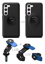 Etui na telefon Samsung Galaxy S23 oraz mocowanie motocyklowe Quad Lock