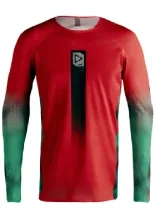 Bluza enduro Leatt Moto 5.5 UltraWeld czerwono-zielono-czarne