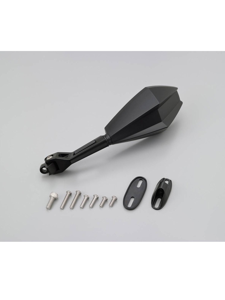 Lusterko D-MIRROR-11 Daytona na lewą stronę, montowane na owiewce czarne