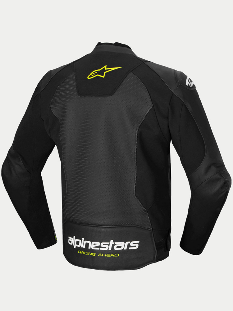 Kurtka motocyklowa skórzana Alpinestars Faster V3 Airflow czarna