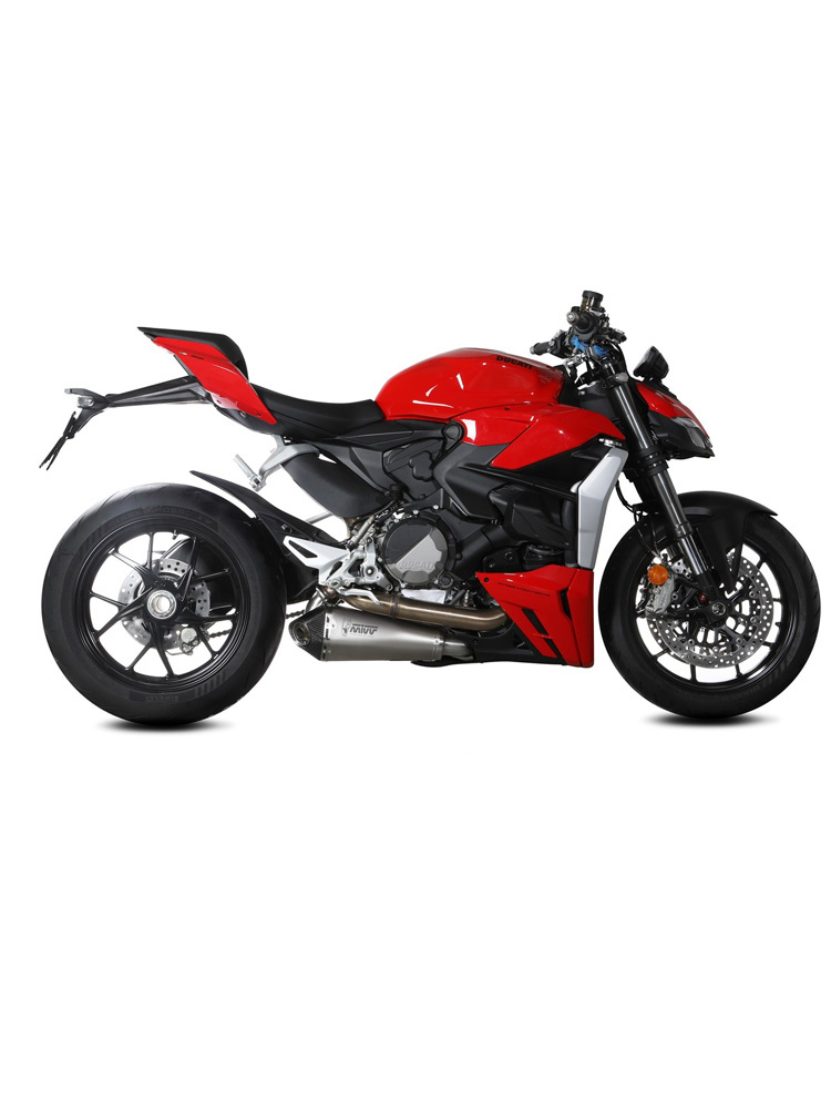 Tłumik motocyklowy Slip-On Line (Delta Race) MIVV do Ducati Panigale V2 (20-) / Streetfighter V2 (22-) srebrny