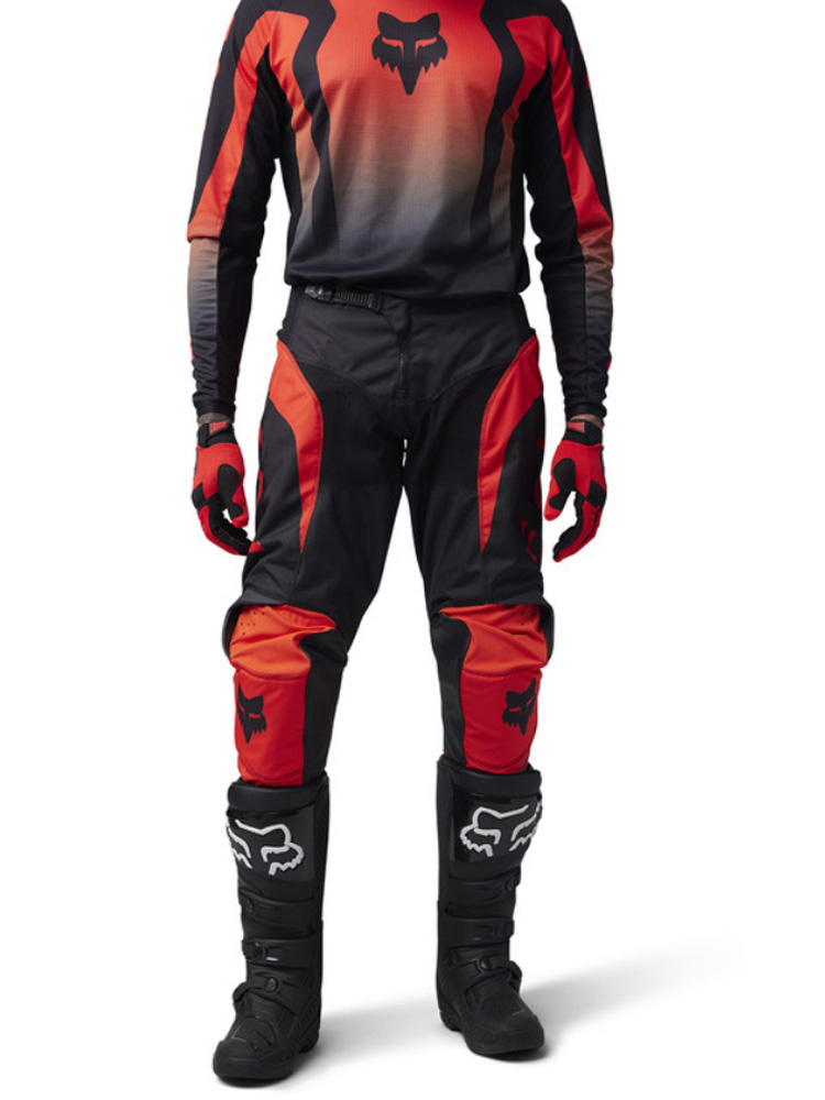 Spodnie cross Fox 180 Lean Extd czarno-czerwone