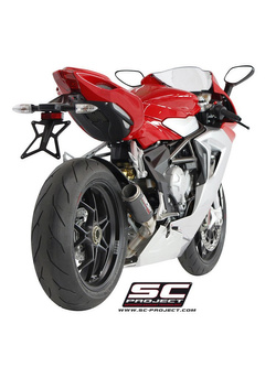Tłumik CR-T (Wysoka pozycja) Slip-On SC-Project do MV Agusta F3 675 / 800 [11-17]