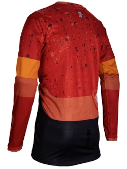 Bluza enduro Leatt Moto 4.5 Enduro czarno-czerwono-pomarańczowa