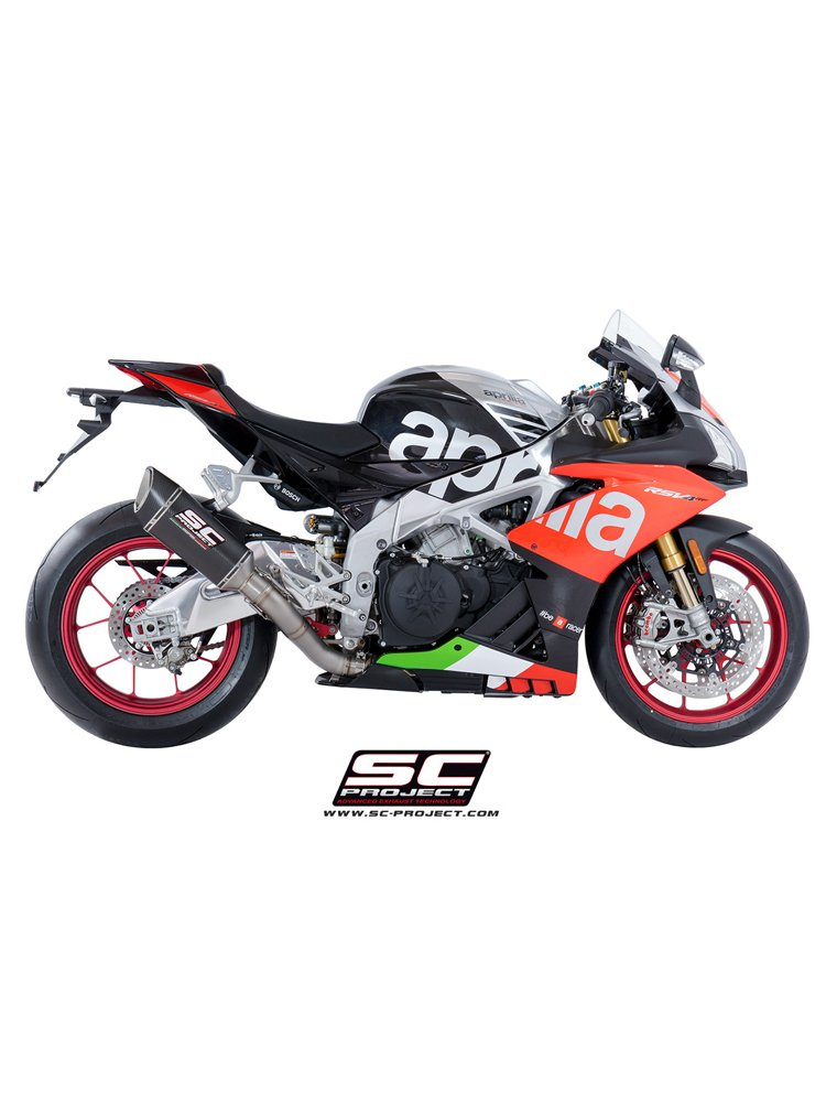 Tłumik SLIP-ON SC1-R Carbon fiber SC-Project do APRILIA RSV4 RF - RR 2017