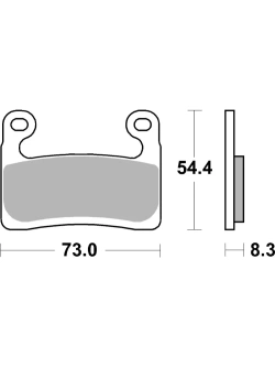 Klocki hamulcowe Brembo RC BMW R 1250 GS (19-24)/ Adventure (19-24)/ RT (19-)/ S 1000 RR (18-) [na przód, kpl. na 1 tarczę]