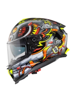 Kask integralny Premier Typhoon LY 12 czarno-żółty