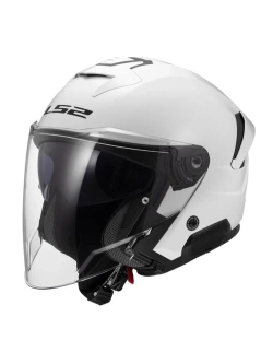 Kask otwarty LS2 OF618 Verso II Solid biały