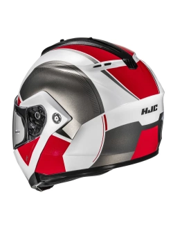 Kask szczękowy HJC C91N Jyn biało-czerwony