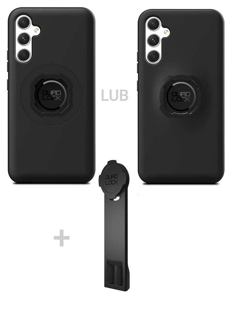 Zestaw: etui na telefon Samsung Galaxy A34 + adapter do statywu Quad Lock