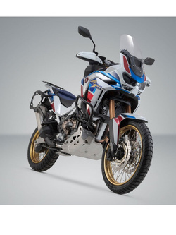 Zestaw: kufry boczne + kufer centralny + stelaże 45/37/38 TRAX ADV do Honda CRF1100 L Africa Twin/ Adventure Sports (19-), Africa Twin ES/ Adventure Sports ES (23-) czarne