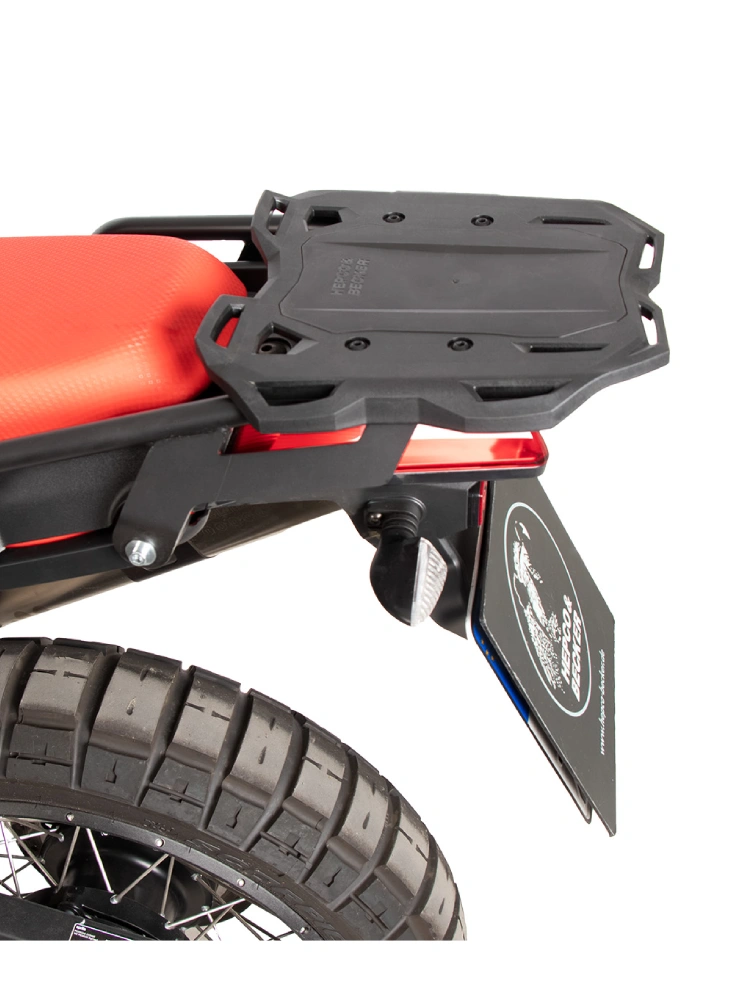 Zestaw: stelaż Smartrack z kufrem centralnym czarnym Hepco&Becker Xcore Aprilia Tuareg 660 (25-)