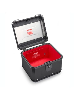 Kufer centralny GIVI Monolock ALP44B2 ALPINA aluminiowy z systemem Crablock, czarny [pojemność: 44 l]