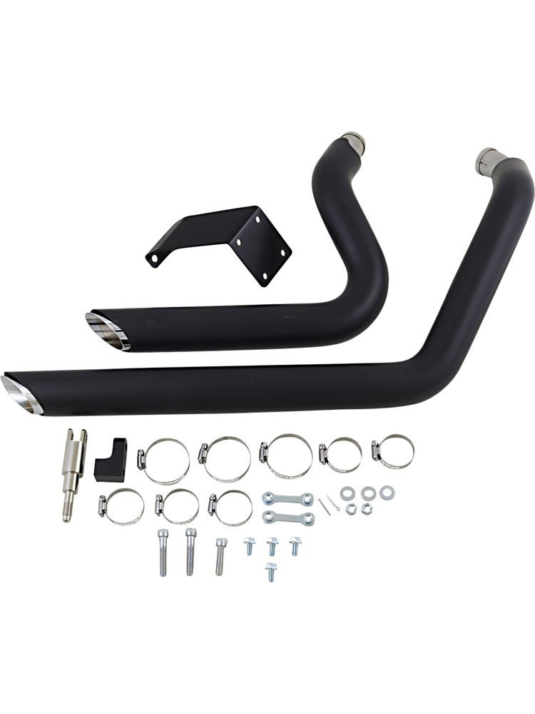 Pełny układ wydechowy Vance & Hines Shorthots czarny do Harley Davidson XL (99-03)