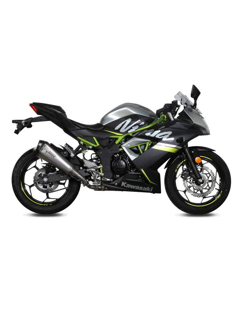 Tłumik motocyklowy Slip-On Line (Delta Race) MIVV do Kawasaki Ninja 125 / Z125 (19-) srebrny