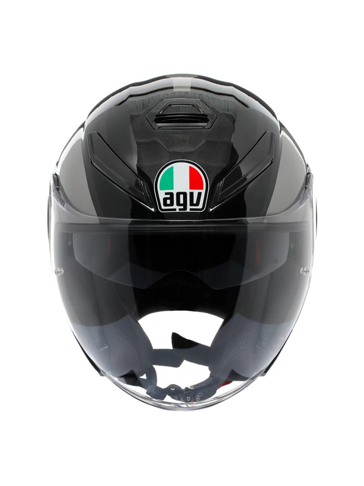 Kask otwarty AGV K-5 Jet Evo Tune szaro-czarny