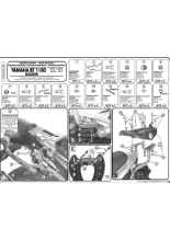 Stelaż pod kufer centralny Monokey, Monolock Kappa Yamaha BT 1100 Bulldog (02-09) [bez płyty montażowej]