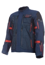 Kurtka motocyklowa tekstylna Klim Badlands Pro niebiesko-czerwona