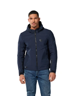 Softshell motocyklowy REV’IT! Afterburn 2 H2O ciemnoniebieski