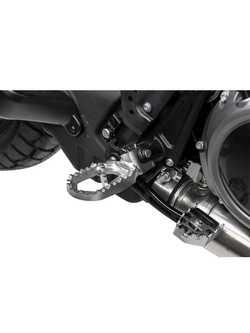 Podnóżki Touratech Works low Harley Davidson RA1250 Pan America srebrne