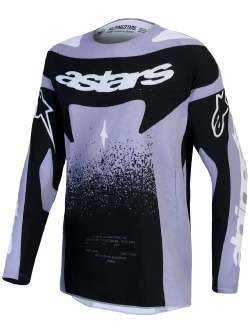 Bluza cross damska Alpinestars MX Stella Techstar Swan czarno-fioletowa